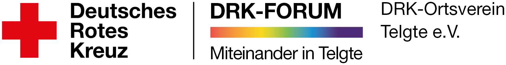 Logo Deutsches Rotes Kreuz Ortsverein Telgte e.V. und DRK-Forum Miteinander in Telgte